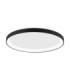 Pertino Integrated LED Semi Flush Ceiling Light Sandy Black Triac Dimmable LED 30W 1785lm 2700K-1