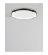 Pertino Integrated LED Semi Flush Ceiling Light Sandy Black Triac Dimmable LED 30W 1785lm 2700K-3