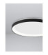 Pertino Integrated LED Semi Flush Ceiling Light Sandy Black Triac Dimmable LED 30W 1785lm 2700K-5