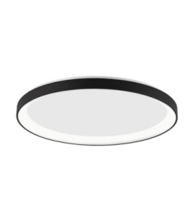 Pertino Integrated LED Semi Flush Ceiling Light Sandy Black Triac Dimmable LED 40W 2554lm 2700K-1