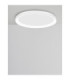Pertino Integrated LED Semi Flush Ceiling Light Sandy White Triac Dimmable LED 40W 2554lm 2700K-3