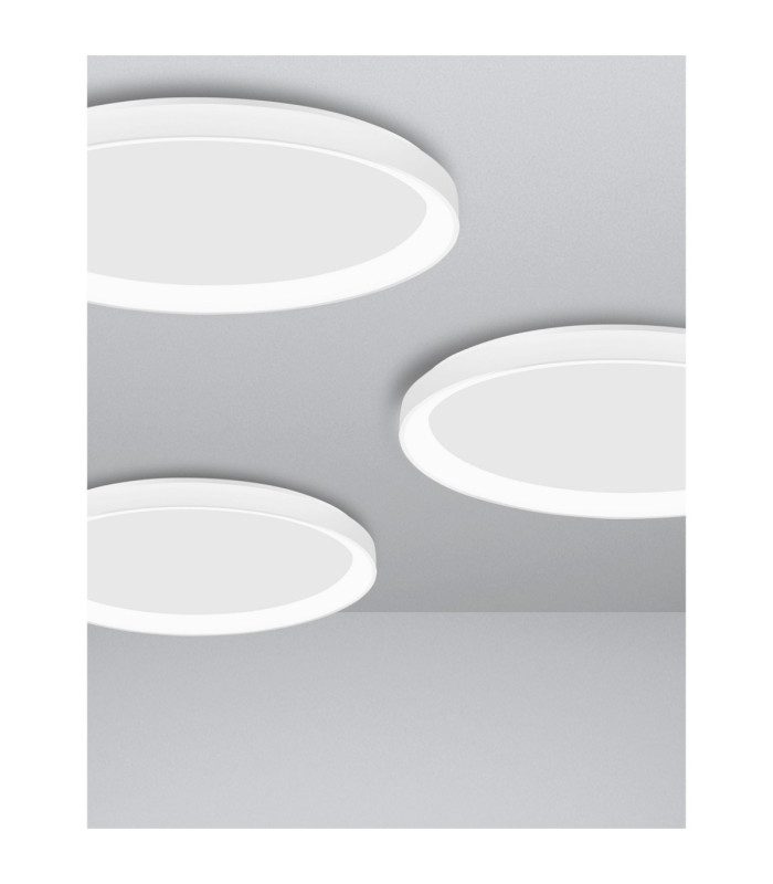 Pertino Integrated LED Semi Flush Ceiling Light Sandy White Triac Dimmable LED 40W 2554lm 2700K-5