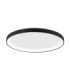 Pertino Integrated LED Semi Flush Ceiling Light Sandy Black Triac Dimmable LED 50W 3134lm 2700K-1