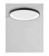 Pertino Integrated LED Semi Flush Ceiling Light Sandy Black Triac Dimmable LED 50W 3134lm 2700K-3