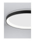 Pertino Integrated LED Semi Flush Ceiling Light Sandy Black Triac Dimmable LED 50W 3134lm 2700K-6