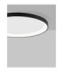 Pertino Integrated LED Semi Flush Ceiling Light Sandy Black Triac Dimmable LED 50W 3134lm 2700K-7