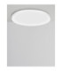 Pertino Integrated LED Semi Flush Ceiling Light Sandy White Triac Dimmable LED 50W 3134lm 2700K-3