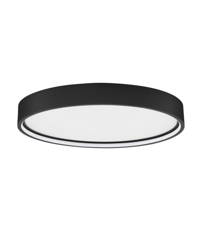 Olaf Integrated LED Semi Flush Ceiling Light Sandy Black Triac Dimmable LED 30W 2400lm 3000K-1