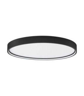 Olaf Integrated LED Semi Flush Ceiling Light Sandy Black Triac Dimmable LED 60W 4800lm 3000K-1