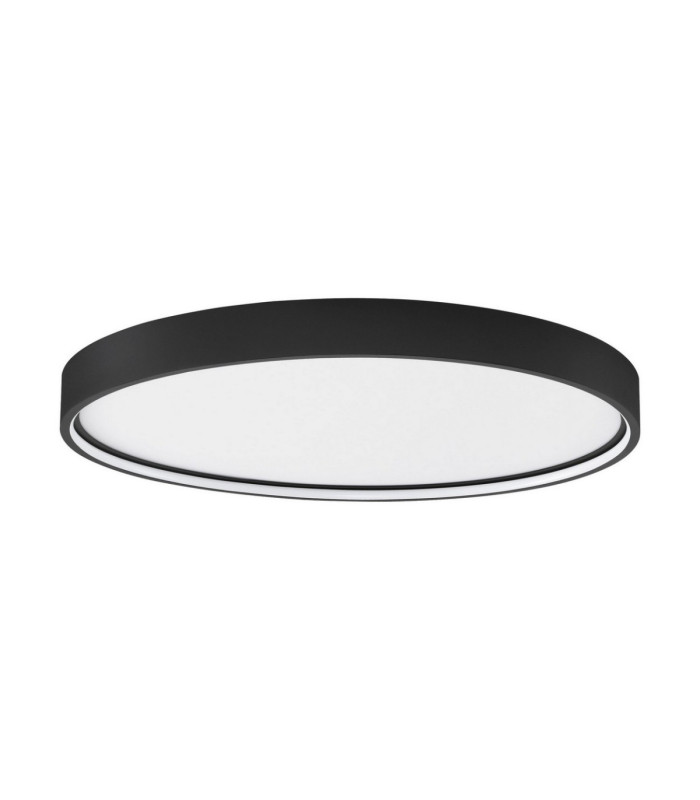 Olaf Integrated LED Semi Flush Ceiling Light Sandy Black Triac Dimmable LED 60W 4800lm 3000K-1