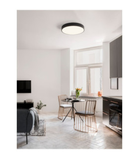 Hadon Flush Ceiling Light Sandy Black LED 30W 3353lm 3000K-2