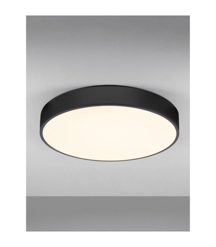 Hadon Flush Ceiling Light Sandy Black LED 30W 3353lm 3000K-3
