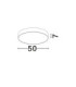 Hadon Flush Ceiling Light Sandy Black LED 30W 3353lm 3000K-7