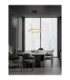 Hyde Integrated LED Pendant Ceiling Light Brushed Gold Black Triac Dimmable LED 38W 2046lm 3000K-2