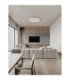 Figin Integrated LED Semi Flush Ceiling Light Sandy Gold Dimmable LED 49W 2771lm 2700 -5000K CCT Remote Control-2