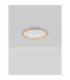 Figin Integrated LED Semi Flush Ceiling Light Sandy Gold Dimmable LED 40W 2244lm 2700 -5000K CCT Remote Control-4