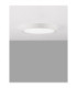Dixie Flush Ceiling Light Sandy White LED 18W 1800lm 3000-4000-6500K CCT-5