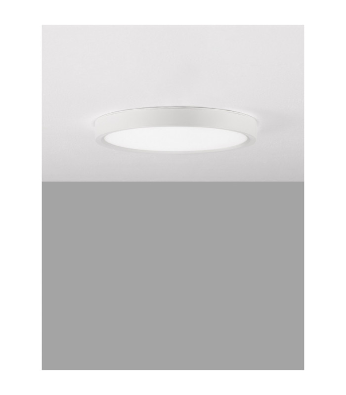 Dixie Flush Ceiling Light Sandy White LED 18W 1800lm 3000-4000-6500K CCT-5