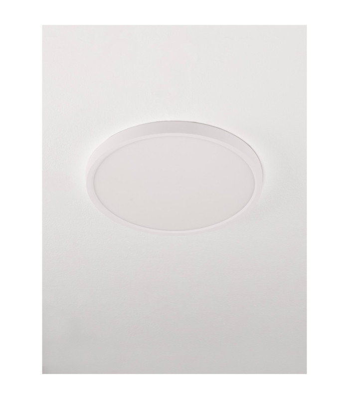 Dixie Flush Ceiling Light Sandy White LED 24W 2400lm 3000-4000-6500K CCT-3