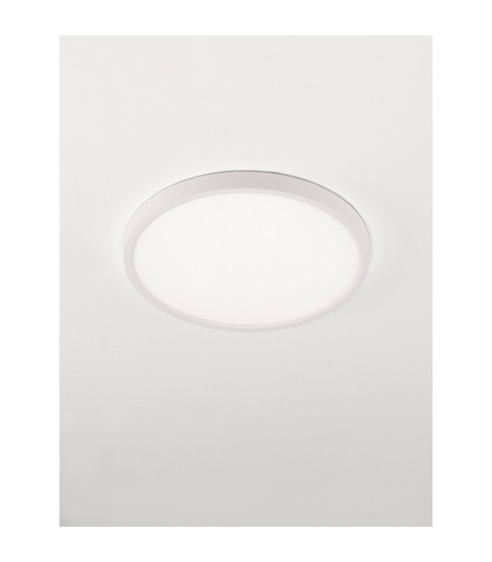 Dixie Flush Ceiling Light Sandy White LED 24W 2400lm 3000-4000-6500K CCT-4