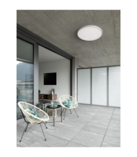 Dixie Flush Ceiling Light Sandy White LED 36W 3200lm 3000-4000-6500K CCT-2