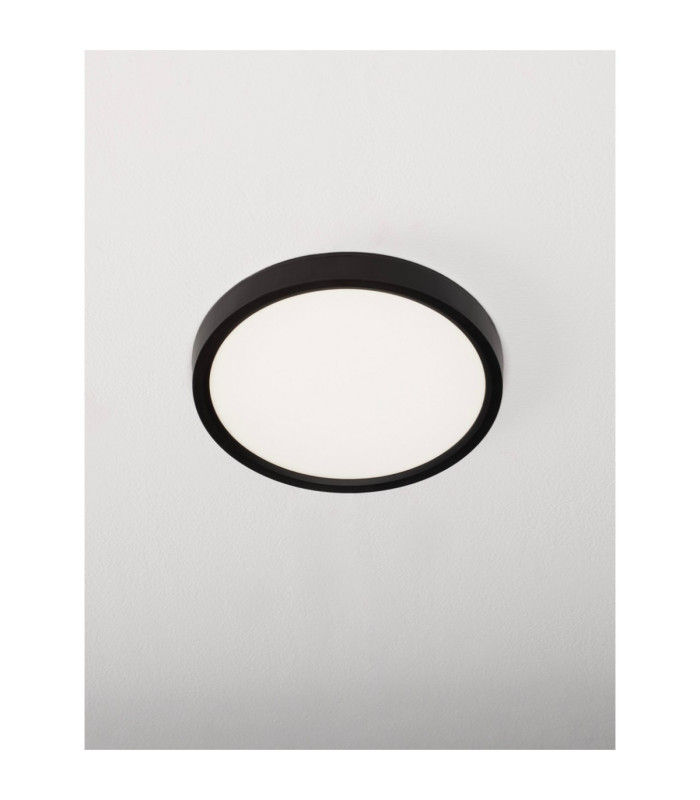 Dixie Flush Ceiling Light Sandy Black LED 18W 1800lm 3000-4000-6500K CCT-4