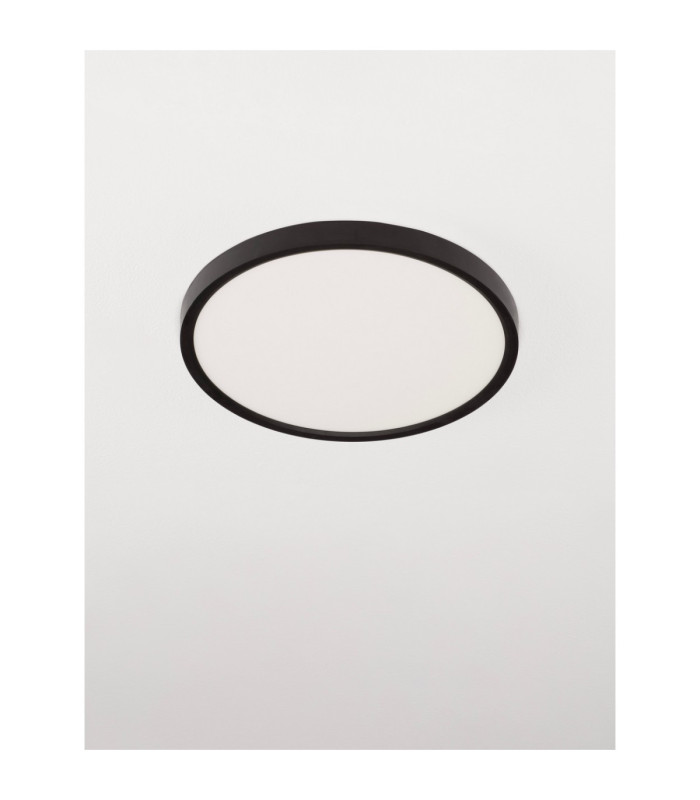 Dixie Flush Ceiling Light Sandy Black LED 24W 2400lm 3000-4000-6500K CCT-4