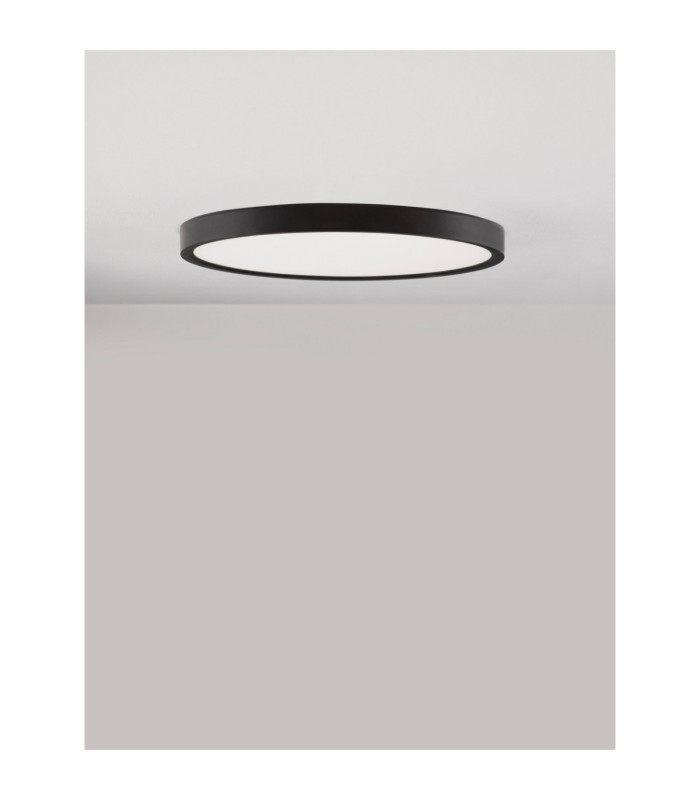 Dixie Flush Ceiling Light Sandy Black LED 24W 2400lm 3000-4000-6500K CCT-5