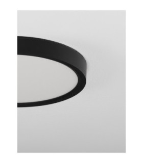 Dixie Flush Ceiling Light Sandy Black LED 36W 3200lm 3000-4000-6500K CCT-2