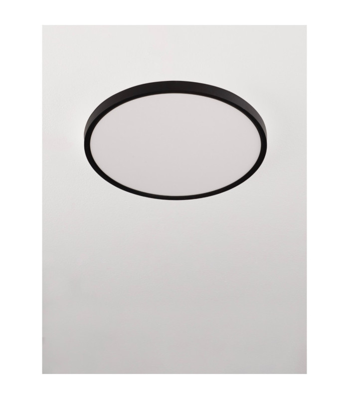 Dixie Flush Ceiling Light Sandy Black LED 36W 3200lm 3000-4000-6500K CCT-3