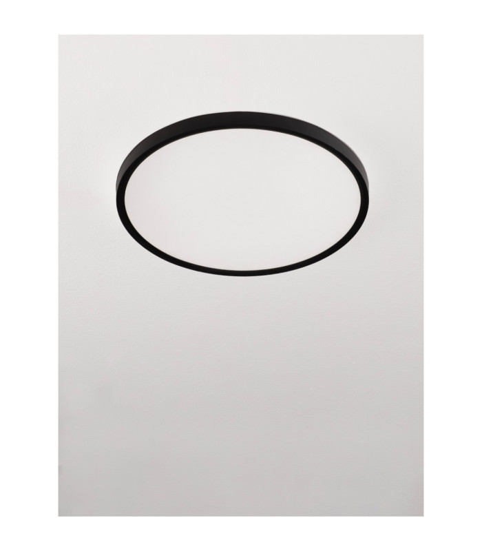 Dixie Flush Ceiling Light Sandy Black LED 36W 3200lm 3000-4000-6500K CCT-4