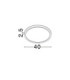 Dixie Flush Ceiling Light Sandy Black LED 36W 3200lm 3000-4000-6500K CCT-6