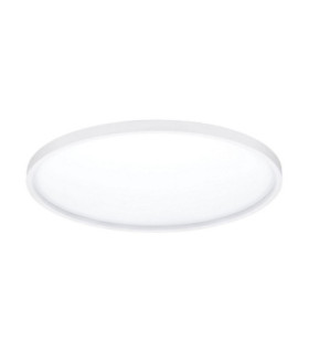 Chet Flush Ceiling Light Sandy White LED 49W 3136lm 2700-5000K CCT Remote Control RGB