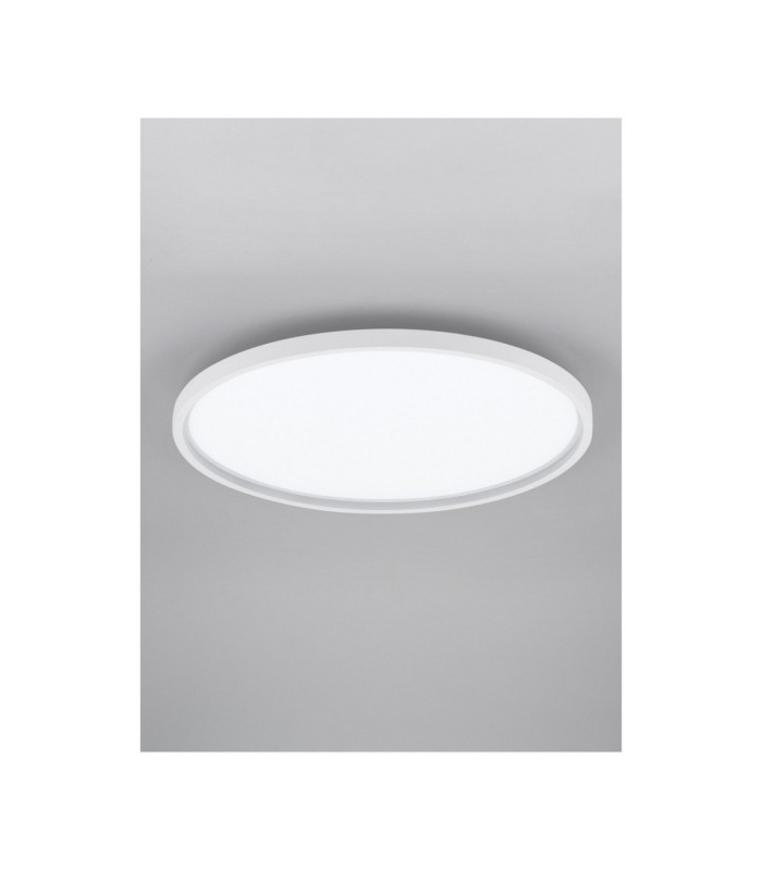 Chet Flush Ceiling Light Sandy White LED 49W 3136lm 2700-5000K CCT Remote Control RGB