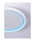 Chet Flush Ceiling Light Sandy White LED 49W 3136lm 2700-5000K CCT Remote Control RGB