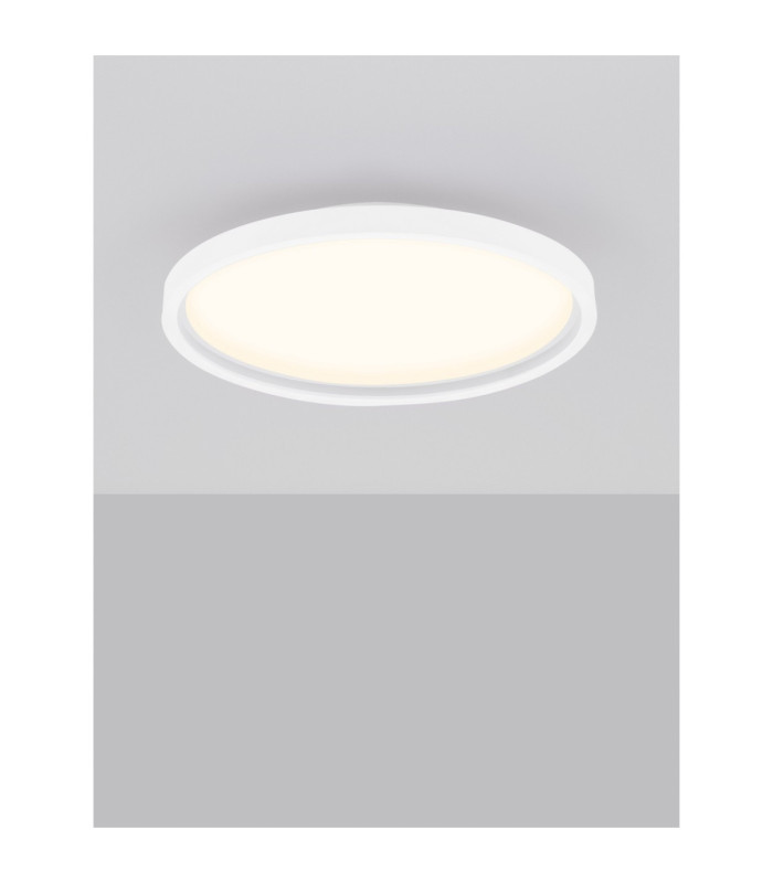 Chet Flush Ceiling Light Sandy White LED 30 Watt 2057lm 2700-5000K CCT Remote Control RGB Ring-4