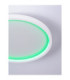 Chet Flush Ceiling Light Sandy White LED 30 Watt 2057lm 2700-5000K CCT Remote Control RGB Ring-9