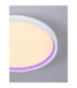 Chet Flush Ceiling Light Sandy White LED 30 Watt 2057lm 2700-5000K CCT Remote Control RGB Ring-13