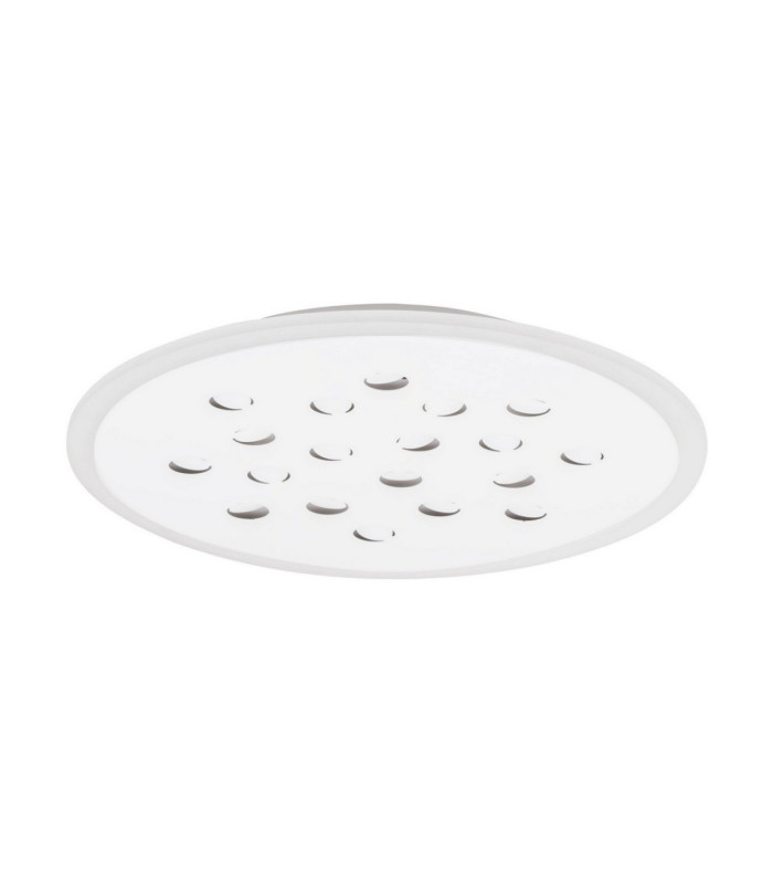 Astro Decorative Flush Ceiling Light Sandy White Outer Ring Dimmable LED 19W 1485lm 3000K RGB in Center-1
