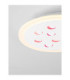 Astro Decorative Flush Ceiling Light Sandy White Outer Ring Dimmable LED 19W 1485lm 3000K RGB in Center-6