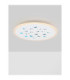 Astro Decorative Flush Ceiling Light Sandy White Outer Ring Dimmable LED 30W 2357lm 3000K RGB in Center-3