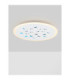 Astro Decorative Flush Ceiling Light Sandy White Outer Ring Dimmable LED 30W 2357lm 3000K RGB in Center-4