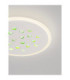 Astro Decorative Flush Ceiling Light Sandy White Outer Ring Dimmable LED 30W 2357lm 3000K RGB in Center-6