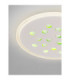 Astro Decorative Flush Ceiling Light Sandy White Outer Ring Dimmable LED 30W 2357lm 3000K RGB in Center-7