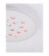 Astro Decorative Flush Ceiling Light Sandy White Outer Ring Dimmable LED 30W 2357lm 3000K RGB in Center-9