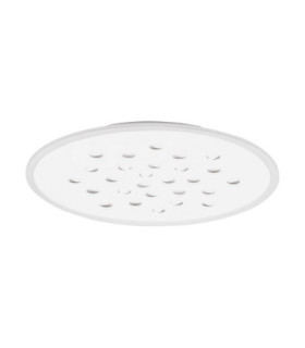 Astro Decorative Flush Ceiling Light Sandy White Outer Ring Dimmable LED 40W 3476lm 3000K RGB in Center-1