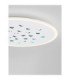 Astro Decorative Flush Ceiling Light Sandy White Outer Ring Dimmable LED 40W 3476lm 3000K RGB in Center-7