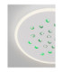 Astro Decorative Flush Ceiling Light Sandy White Outer Ring Dimmable LED 40W 3476lm 3000K RGB in Center-9