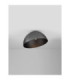 Onia 50cm Bowl Semi Flush Ceiling Light Dark Grey Sandy Black E27 1x12W-4