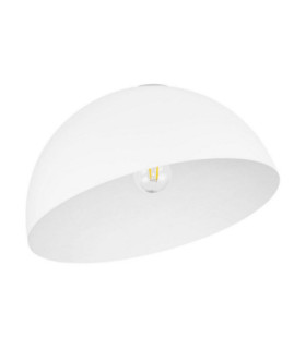 Onia 40cm Bowl Semi Flush Ceiling Light Sandy White E27 1x12W-1